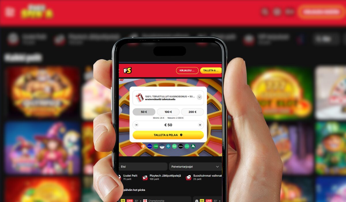 Free Spinza mobiilissa – pelit, kampanjat ja talletus yhdellä kädellä.